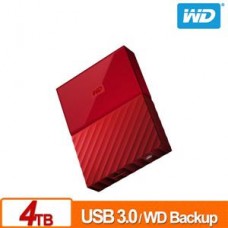 WD My Passport 4TB(紅) 2.5吋行動硬碟(WESN)